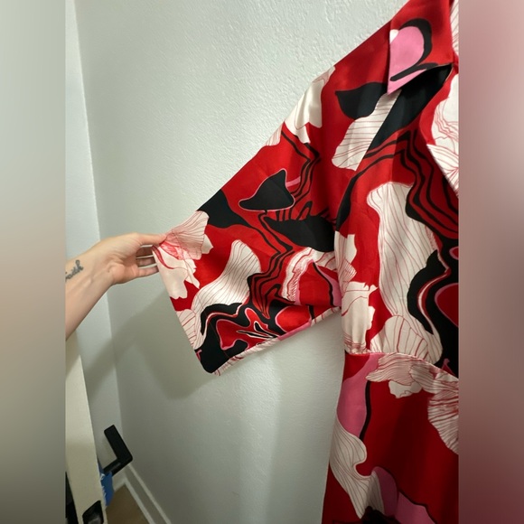 ZARA FLORAL PRINT DRESS - Picture 4 of 6